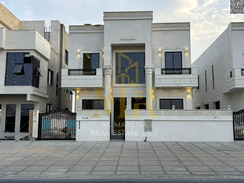 فيلا، بما في ذلك رسوم التسجيل ورسوم الملكية، بما في ذلك الماء والكهرباء، مع تشطيبات شخصية، للبيع في عجمان، ملكية حرة. الفيل63896524354691112