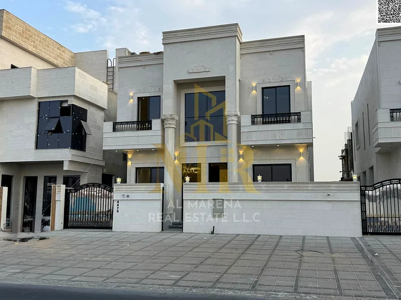 فيلا، بما في ذلك رسوم التسجيل ورسوم الملكية، بما في ذلك الماء والكهرباء، مع تشطيبات شخصية، للبيع في عجمان، ملكية حرة. الفيل63896524354691110