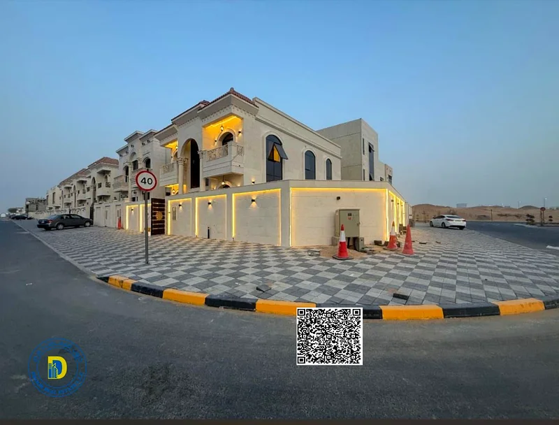 For sale, a 5-room corner villa with pool, including reg fees, spacious areas in Al-Helio 2 , super deluxe finishing, freehold and bank financing63895953732097110