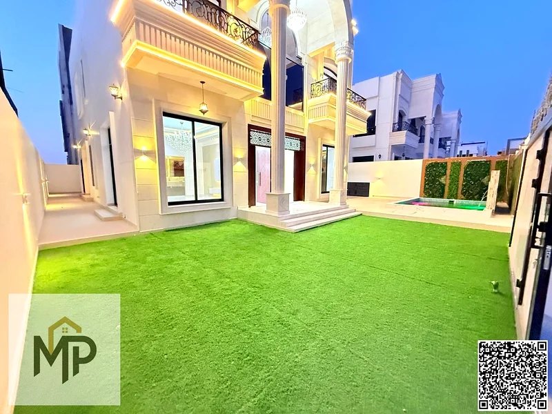قصر صغير مع حمام سباحة للبيع في الحيلو 2، عجمان، بسعر يشمل رسوم التسجيل وقابل للتفاوض.63895417819521113