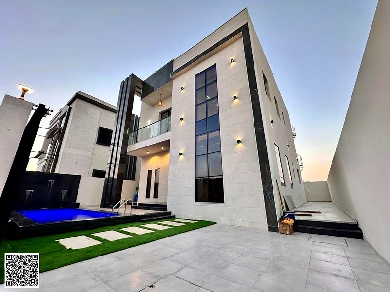 villa for sale / pool /Ajman / al Helio 2 /spacious area 4 master rooms63896286418691111