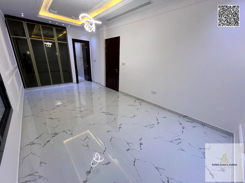 One of the most luxurious villas in Ajman, with a palace design, super deluxe finishing, and personal construction, with freehold ownership.63895418764675112