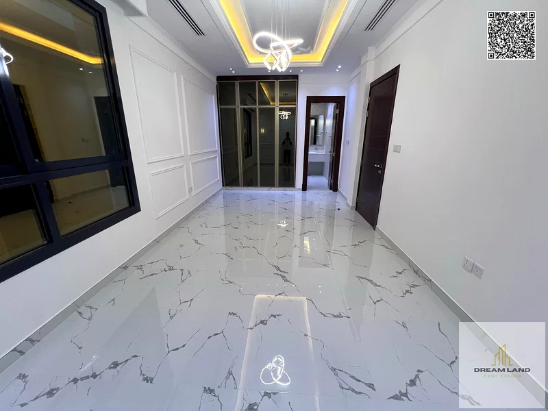 One of the most luxurious villas in Ajman, with a palace design, super deluxe finishing, and personal construction, with freehold ownership.63895418764675113