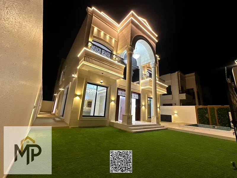 Miniature palace for sale in Al Helio 2, Ajman, at a price including registration fees, negotiable63895136482049111