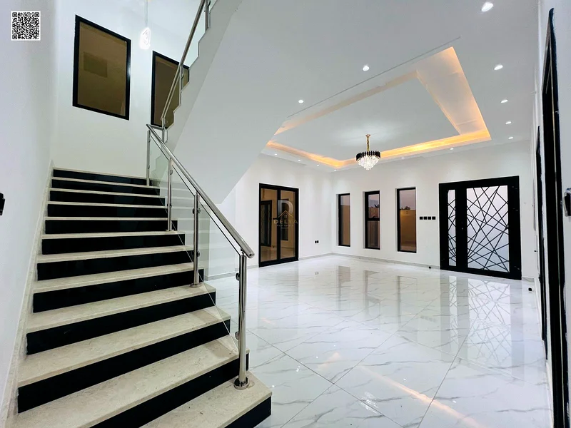 Luxury villa for sale in Al Helio 2 - Ajman, price inclusive of registration fees, freehold for all nationalities | Bank financing63895278849794114
