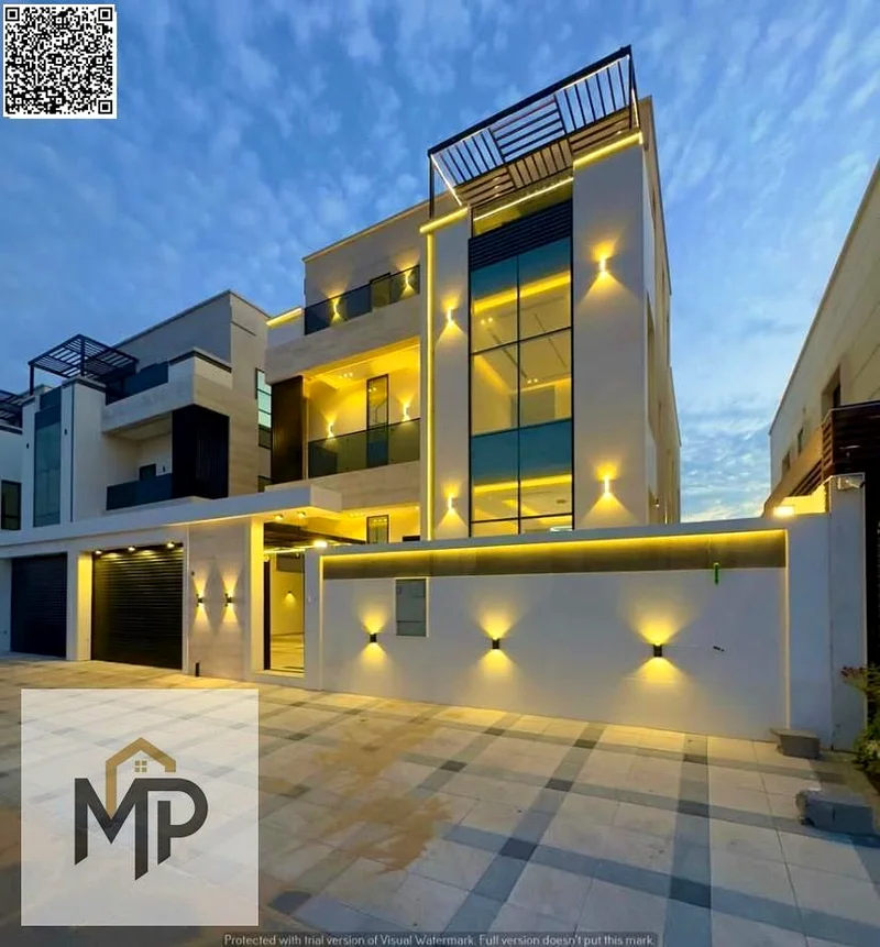 Luxury modern villa, 4300 square feet, two floors, swimming pool, 5 master bedrooms, garden, and roof, freehold for all nationalities63880619814530113