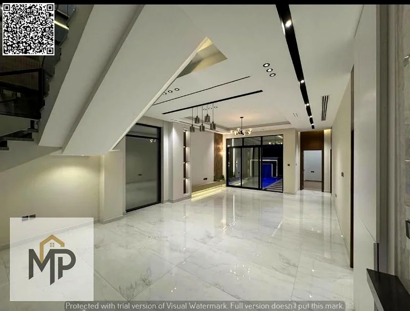 Luxury modern villa, 4300 square feet, two floors, swimming pool, 5 master bedrooms, garden, and roof, freehold for all nationalities63880619814530114