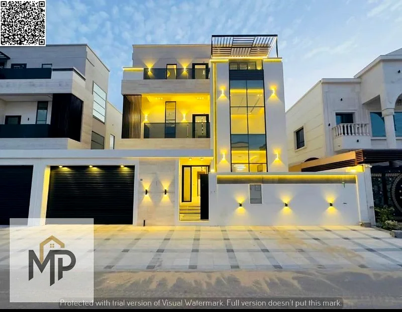 Luxury modern villa, 4300 square feet, two floors, swimming pool, 5 master bedrooms, garden, and roof, freehold for all nationalities63880619814530111