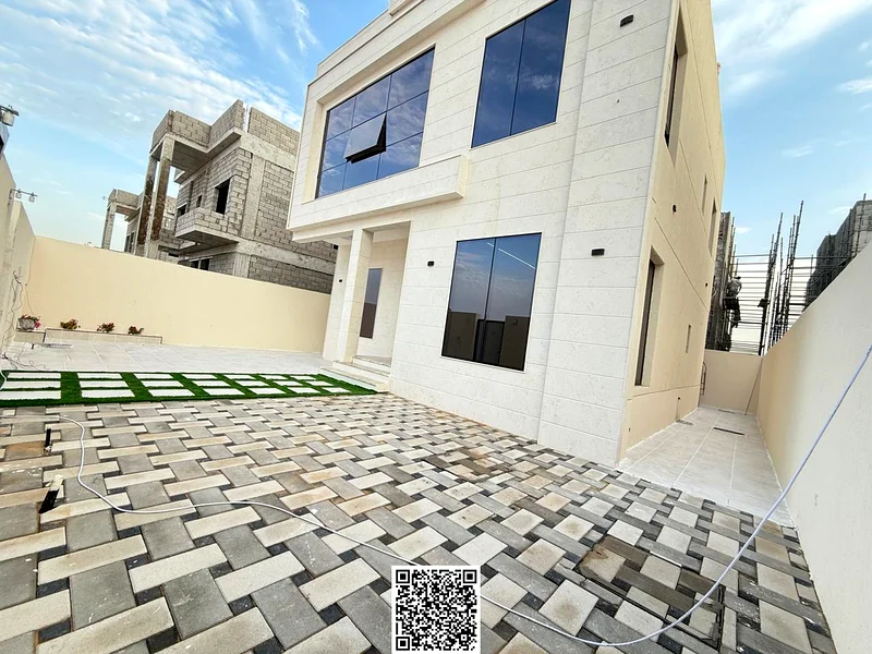 • For sale, a villa, including finishing fees, super deluxe and a large courtyard - close to Sheikh Mohammed bin Zayed Road - freehold for all nationa63897202234243113