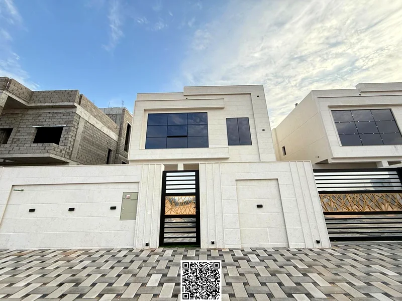 • For sale, a villa, including finishing fees, super deluxe and a large courtyard - close to Sheikh Mohammed bin Zayed Road - freehold for all nationa63897202234243112