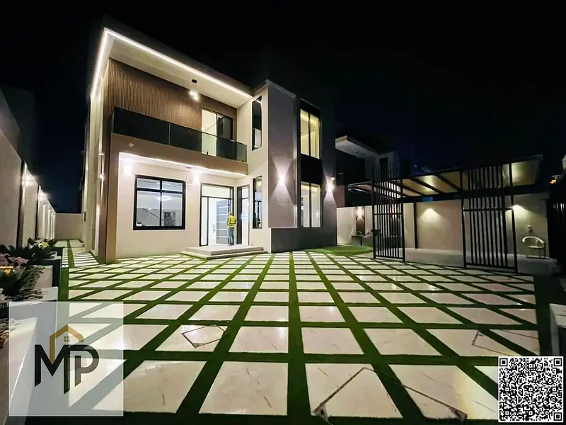 Luxury villa for sale - Al Muwaihat 1 / Ajman, a distinguished and upscale location close to all services63869495786883110