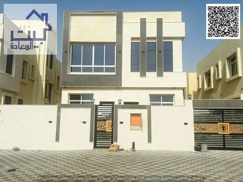 الفيلا الفاخرة التي تحلم بها، بمساحتين طابقين وسقف، وبسعر جذاب، قريبة من المرافق وقريبة من طريق الشيخ محمد بن زايد63894883899137111