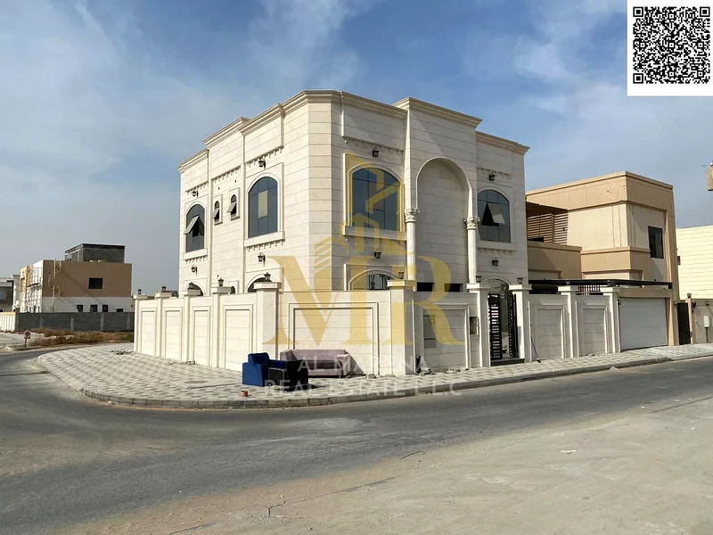 Corner Luxury Villa in Al Aliah | 2 Floors + Rooftop | 5 Master Bedrooms | Corner Plot on Two Streets63877480456963110