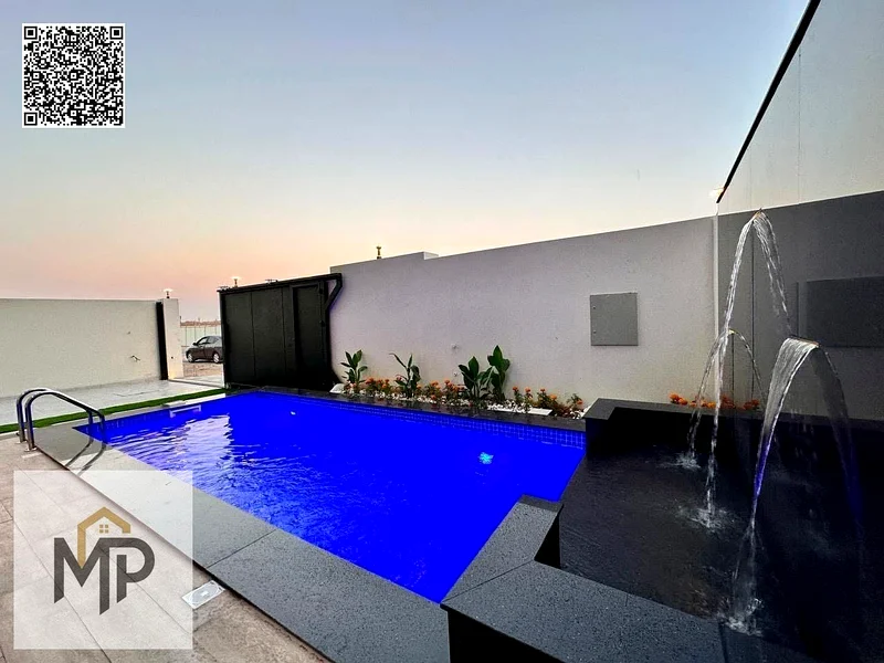 Directly from the owner for sale - Luxury villa with a swimming pool in a prime location in Ajman. ✨ High-end finishing - Modern design - Ready to mov63896736657026110