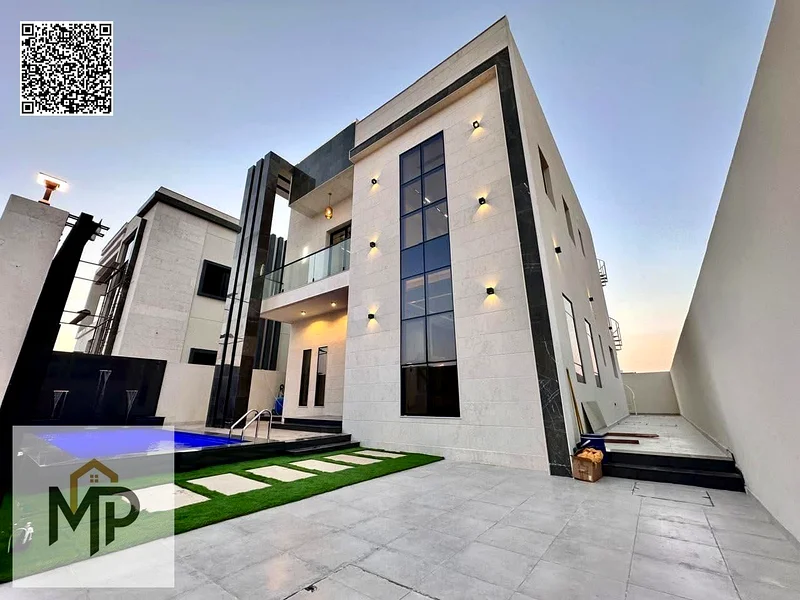 Directly from the owner for sale - Luxury villa with a swimming pool in a prime location in Ajman. ✨ High-end finishing - Modern design - Ready to mov63896736657026112