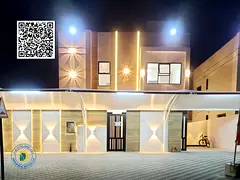 Own a modern villa in Al Zahia, Ajman, at a price that includes water, electricity, and registration