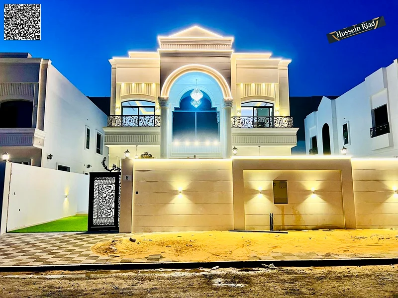Miniature palace for sale in Al Helio 2, Ajman, at a price including registration fees, negotiable63896181692417114