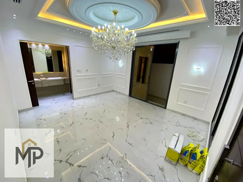One of the most luxurious villas in Ajman, with a palace design, super deluxe finishing, and personal construction, with freehold ownership.63897086068099114