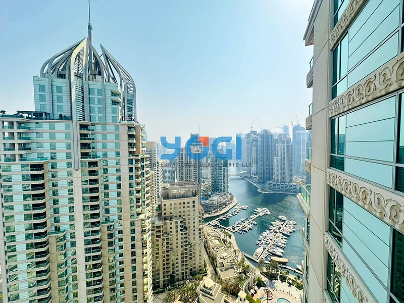طابق عالي | إطلالة على المارينا والجولف | بدون رسوم تبريد63799343124481110