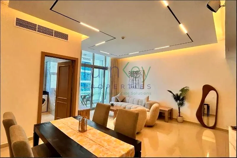 شقة فاخرة من غرفة نوم واحدة | طابق عالي | مفروشة بالكامل"63774025225091112