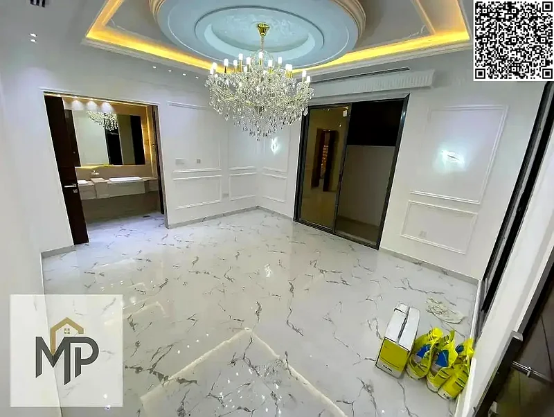 One of the most luxurious villas in Ajman, with a palace design, super deluxe finishes, and personal construction, with freehold ownership.63896736714497114