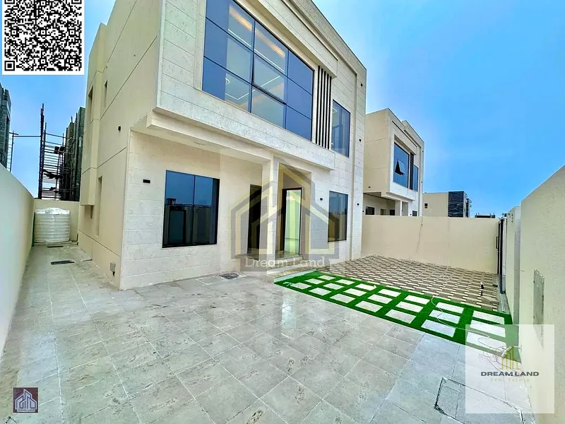 للبيع فيلا، تشمل رسوم التسجيل وملكية مباشرة مقابل المسجد، طابقان، واجهة حجرية، مع إمكانية تمويل مصرفي سهل63894745732225113