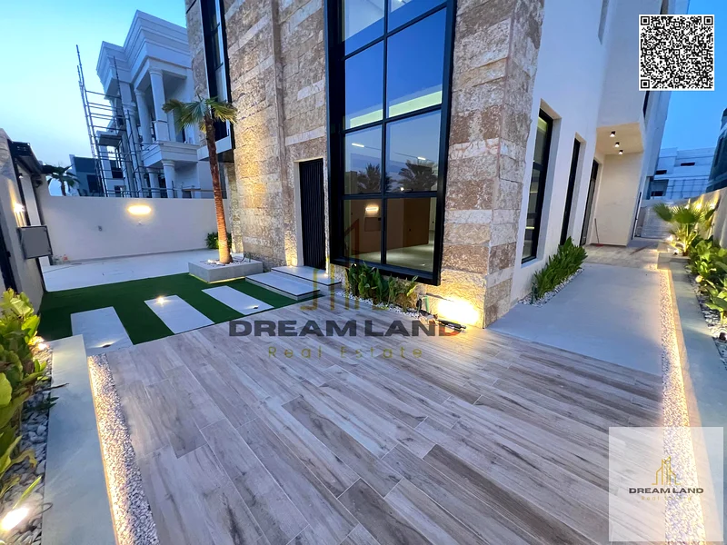 Villa - Two floors & large courtyard including fees - Close to Sheikh Mohammed bin Zayed Road - Freehold for all nationalities for life - With the pos63877480413313112