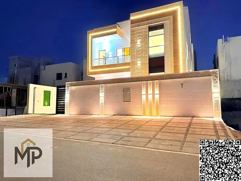 A villa at a price including registration and ownership fees on the main street, ready for occupancy in the most prestigious areas of Ajman, freehold63896405691907111