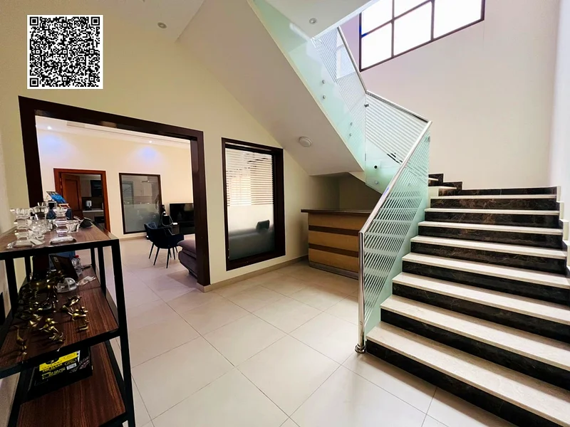 For sale opposite the German Saudi, a villa including water, electricity, air conditioning and furniture, at a special price, freehold for all nationa63865131643907114