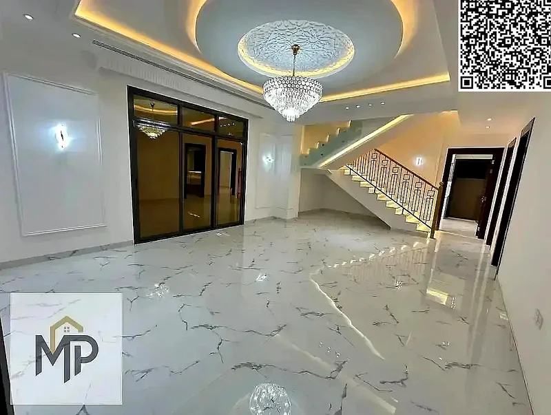 واحدة من أكثر الفلل فخامة في عجمان، بتصميم قصر، وتشطيبات سوبر ديلوكس، وبناء شخصي، مع ملكية حرة.63895009091971113
