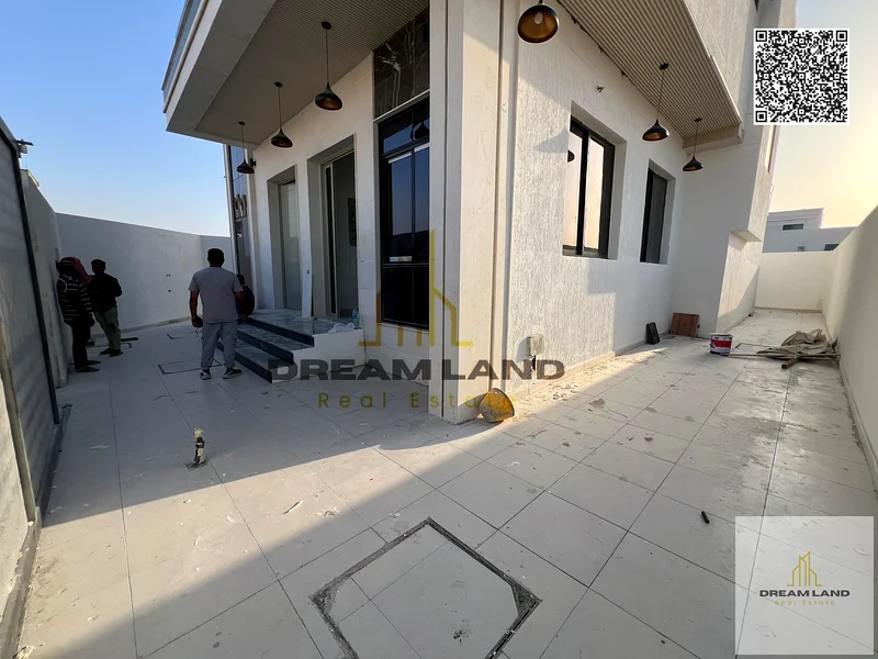 Villa at a price including registration and ownership fees on the main street, ready for occupancy in the most upscale areas of Ajman, freehold for al63895418774145112