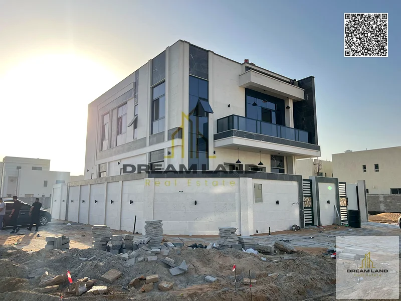 Villa at a price including registration and ownership fees on the main street, ready for occupancy in the most upscale areas of Ajman, freehold for al63895418774145110