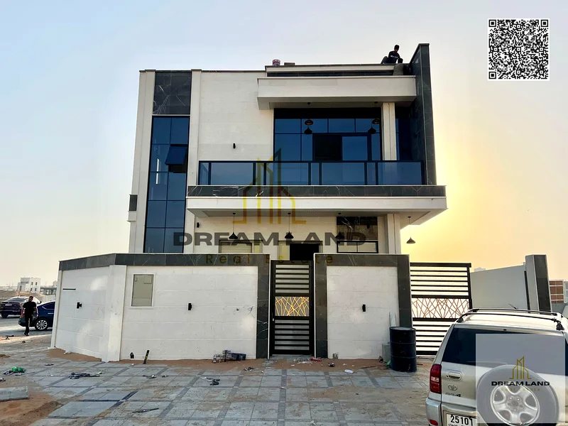 Villa at a price including registration and ownership fees on the main street, ready for occupancy in the most upscale areas of Ajman, freehold for al63895418774145111