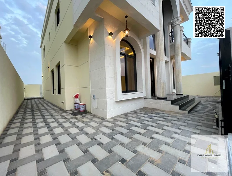 For sale, a villa - two floors and a large courtyard - close to Sheikh Mohammed bin Zayed Road - freehold for all nationalities for life63896286449409111