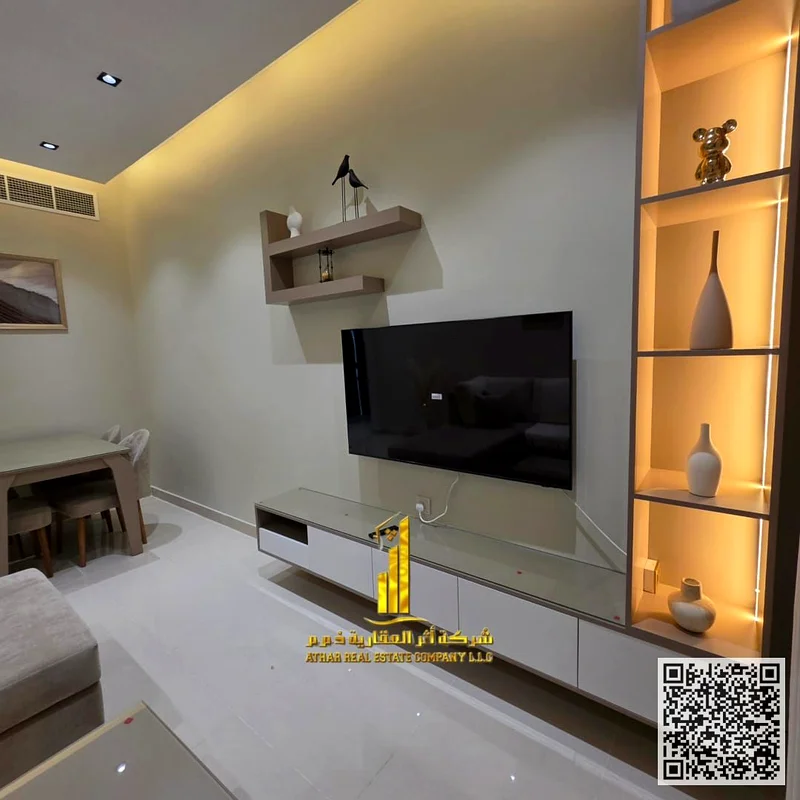 The first resident, the most luxurious and elegant room and hall, fully furnished, VIP furniture, for monthly rent in Al-Jarf 3, next to the Chinese m63836872976386110