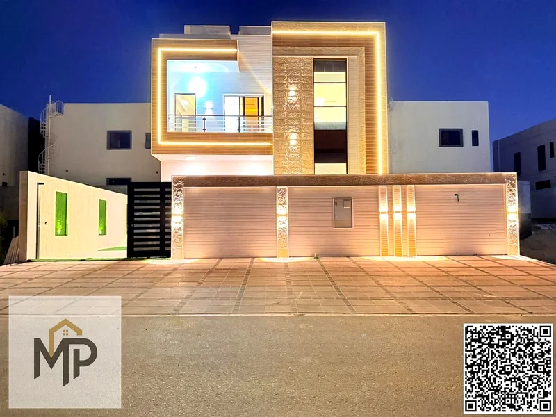 A villa at a price including registration and ownership fees on the main street, ready for occupancy in the most prestigious areas of Ajman, freehold63896736680962110
