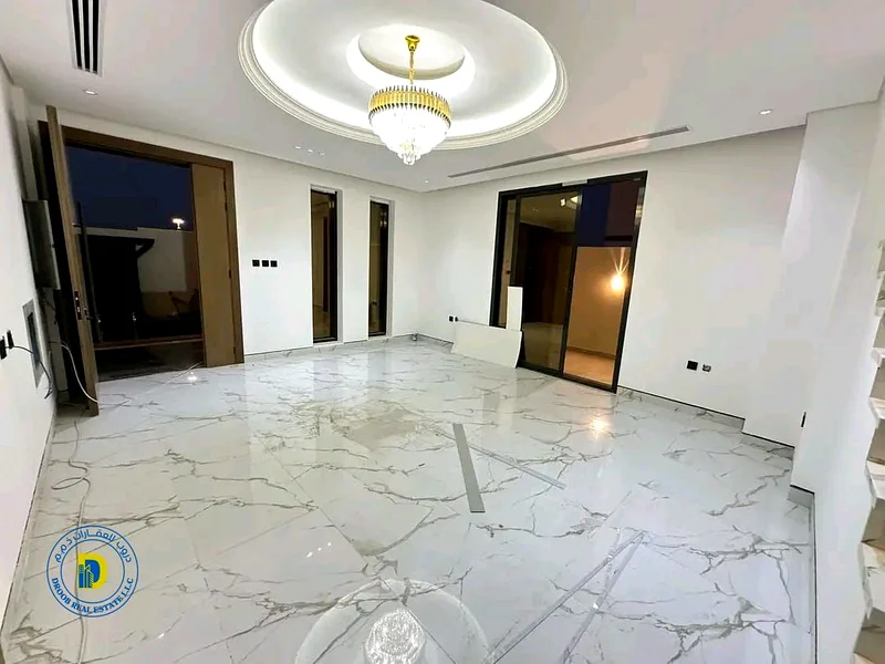 Modern villa, prime location, for sale, Al Helio 2, Ajman, 4 rooms, price includes registration fees63896979601538113