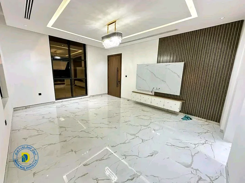 Modern villa, prime location, for sale, Al Helio 2, Ajman, 4 rooms, price includes registration fees63896979601538114