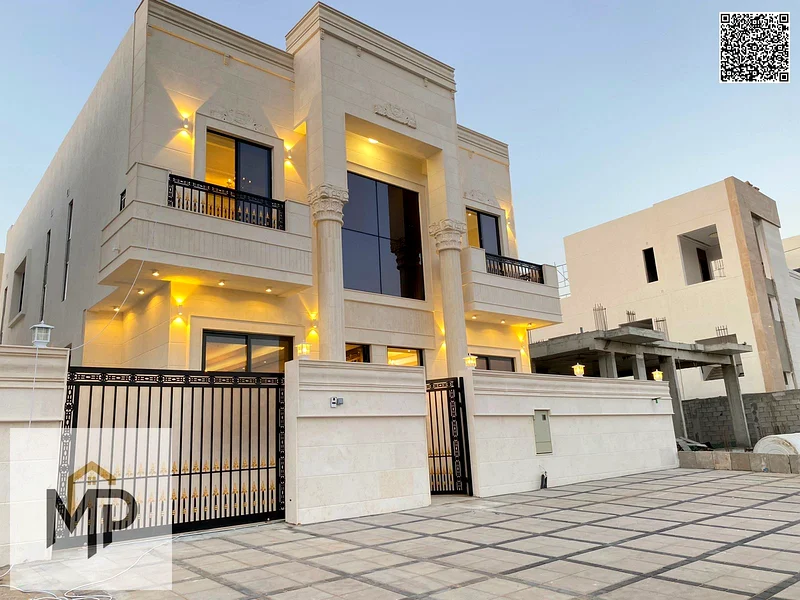 فيلا فاخرة بتصميم كلاسيكي في موقع متميز، السعر يشمل التسجيل والملكية ورسوم الكهرباء والمياه.63896181593859112