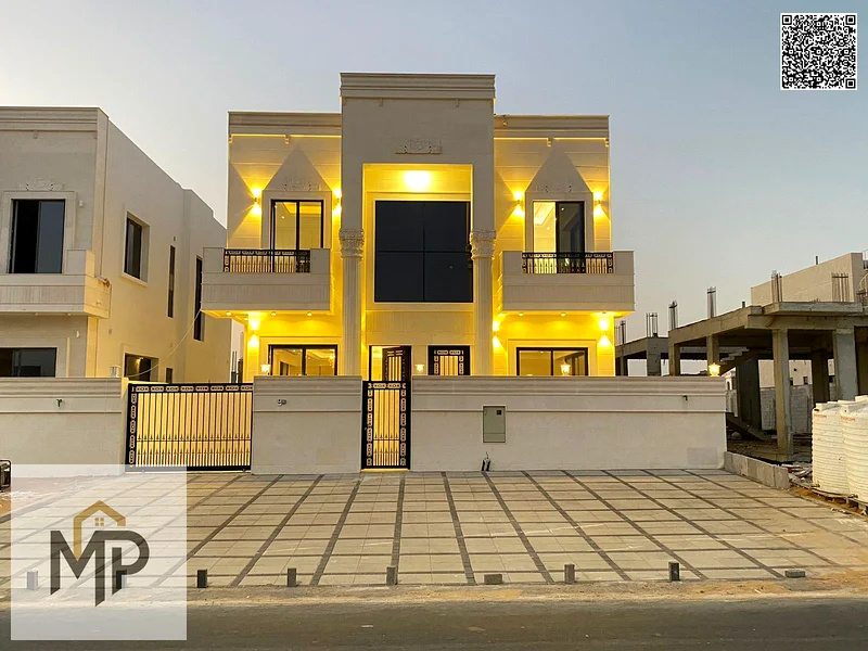فيلا فاخرة بتصميم كلاسيكي في موقع متميز، السعر يشمل التسجيل والملكية ورسوم الكهرباء والمياه.63896181593859110