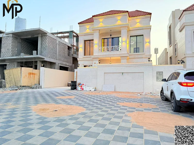 One of the most luxurious villas in Ajman, with a palace design, super deluxe finishing, and personal construction, with freehold ownership.63896979501441111