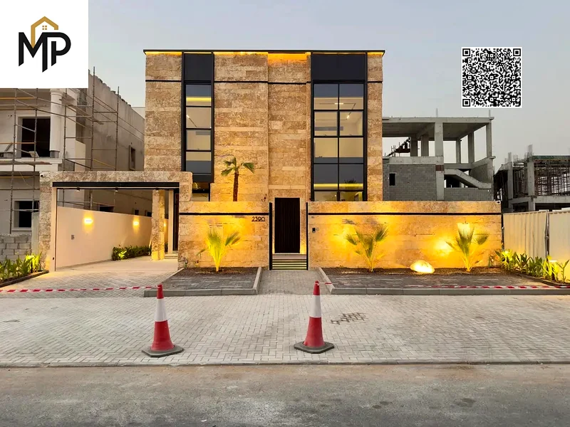 فيلا حديثة فاخرة جداً بواجهة حجرية كاملة وتصميم داخلي فاخر جداً بلمسات فندقية فاخرة ومساحات كبيرة من الداخل، يمكنك امتلاكها63877480556033110