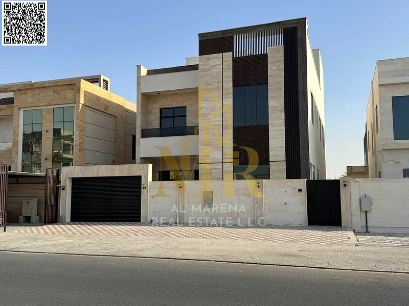 🏡 For Sale – Luxury Villa in Al Aliyah – Ajman | Plot Area: 4,350 sq. ft | 2 Floors + Roof | 5 Master Bedrooms | Majlis + Hall | Modern Kitchen | Mai63877480531715111