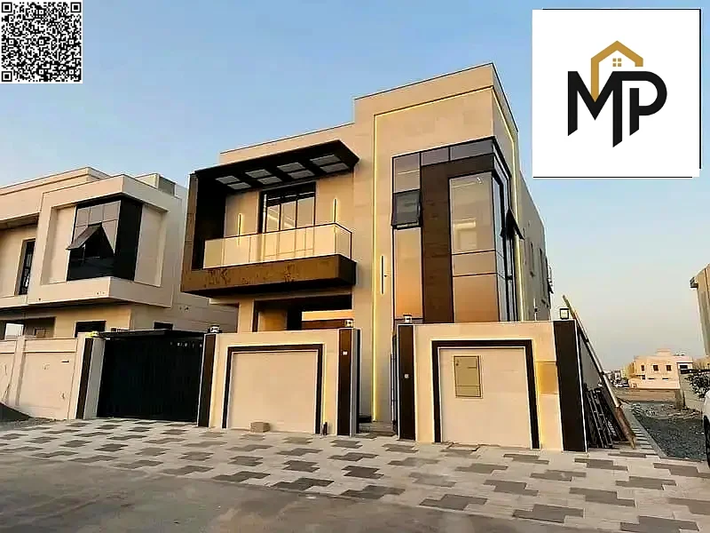 Villa - Two floors & Large courtyard - Close to Sheikh Mohammed bin Zayed Road - Freehold for all nationalities for life - With the possibility of eas63880722259329110