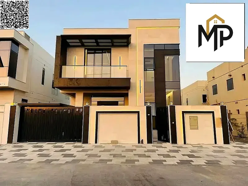 Villa - Two floors & Large courtyard - Close to Sheikh Mohammed bin Zayed Road - Freehold for all nationalities for life - With the possibility of eas63880722259329111