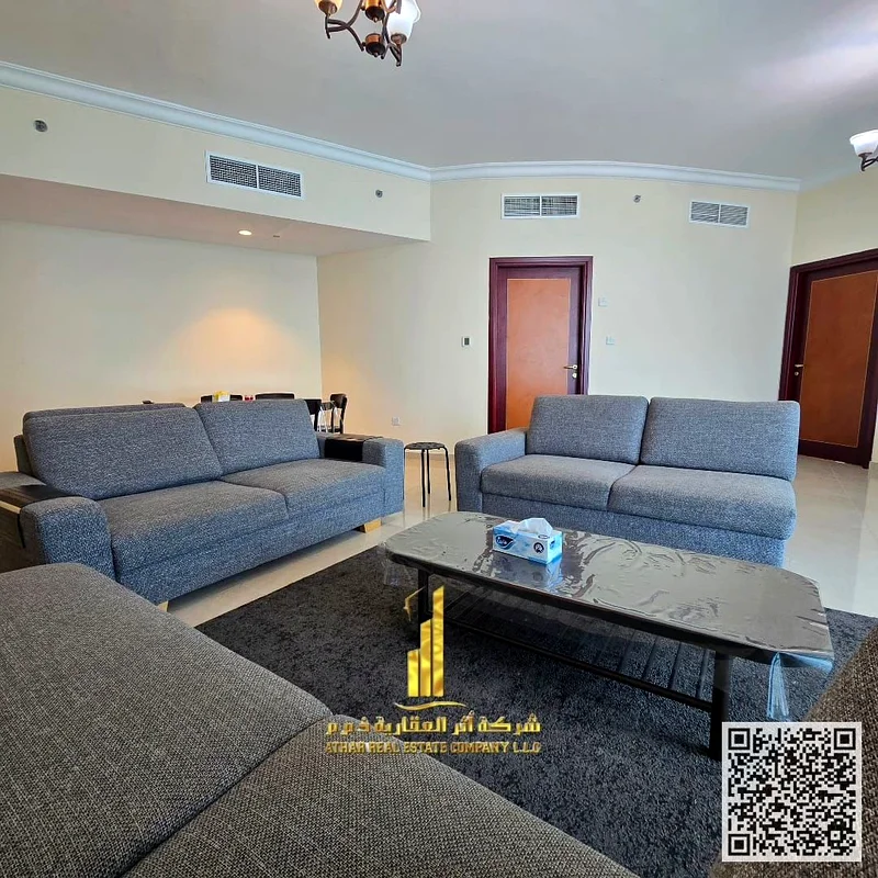 🌊 Luxurious apartment with a charming sea view for annual rent – Residence Towers, Ajman Corniche 🌊63810811039233111