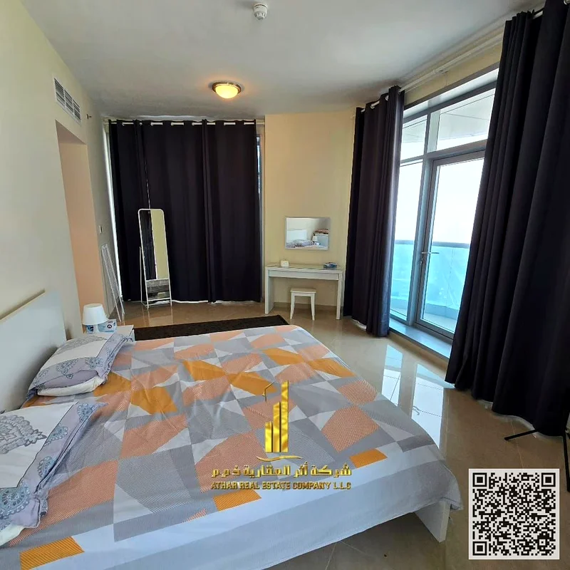 شقة فندقية فاخرة بإطلالة بحرية ساحرة وحوض استحمام ساخن وصالة رياضية وحمام سباحة - في قلب كورنيش عجمان - أبراج الرزيدنس63810811029891111