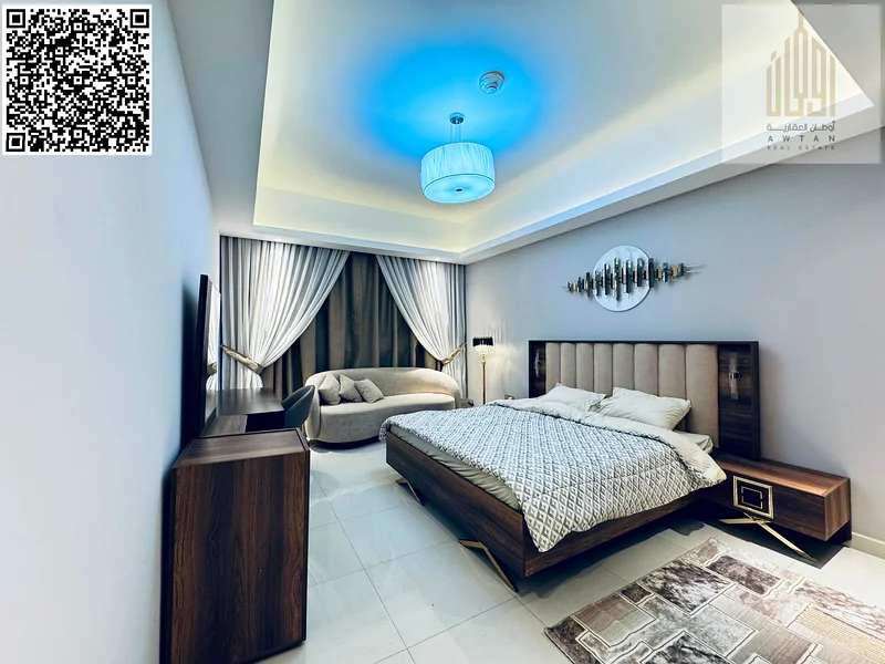 Luxury Furnished 1BHK in Ajman Luxurious towers | gym , pool , garden and parking63887721140995111