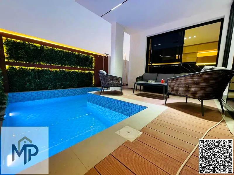 Two-story villa with a swimming pool, freehold for all nationalities, including registration fees, electricity, water and air conditioning63880279693313110