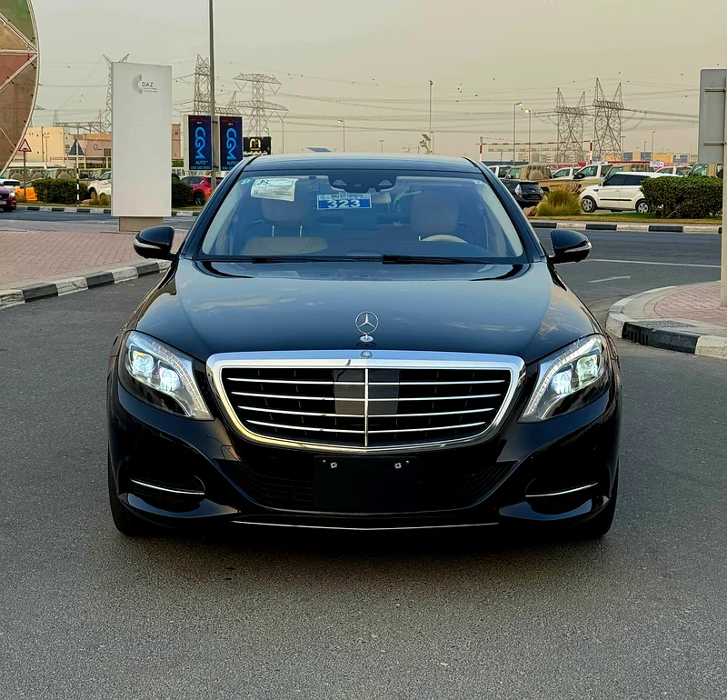 MERCEDES-BENZ S400 HYBRID JAPANESE BLACK INSIDE FULL BEIGE63489260949507111